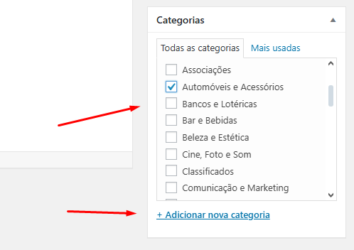 Como inserir um anúncio no 204